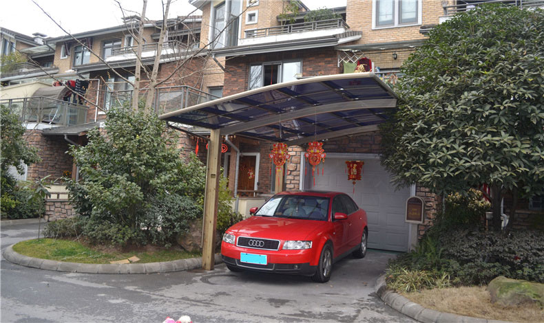 保利葉上海鋁合金車(chē)棚完工啦