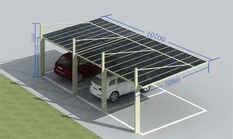 鋁合金車(chē)棚的頂棚坡度應(yīng)該是多少