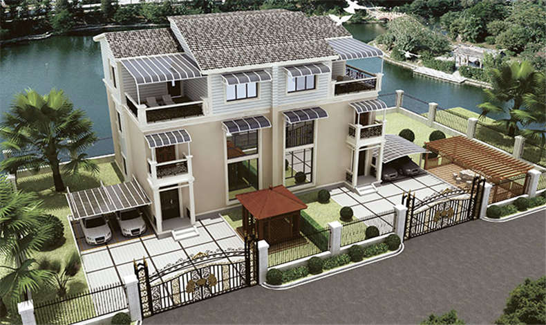 別墅配套建設(shè)，至尊卡爾不止是雨棚