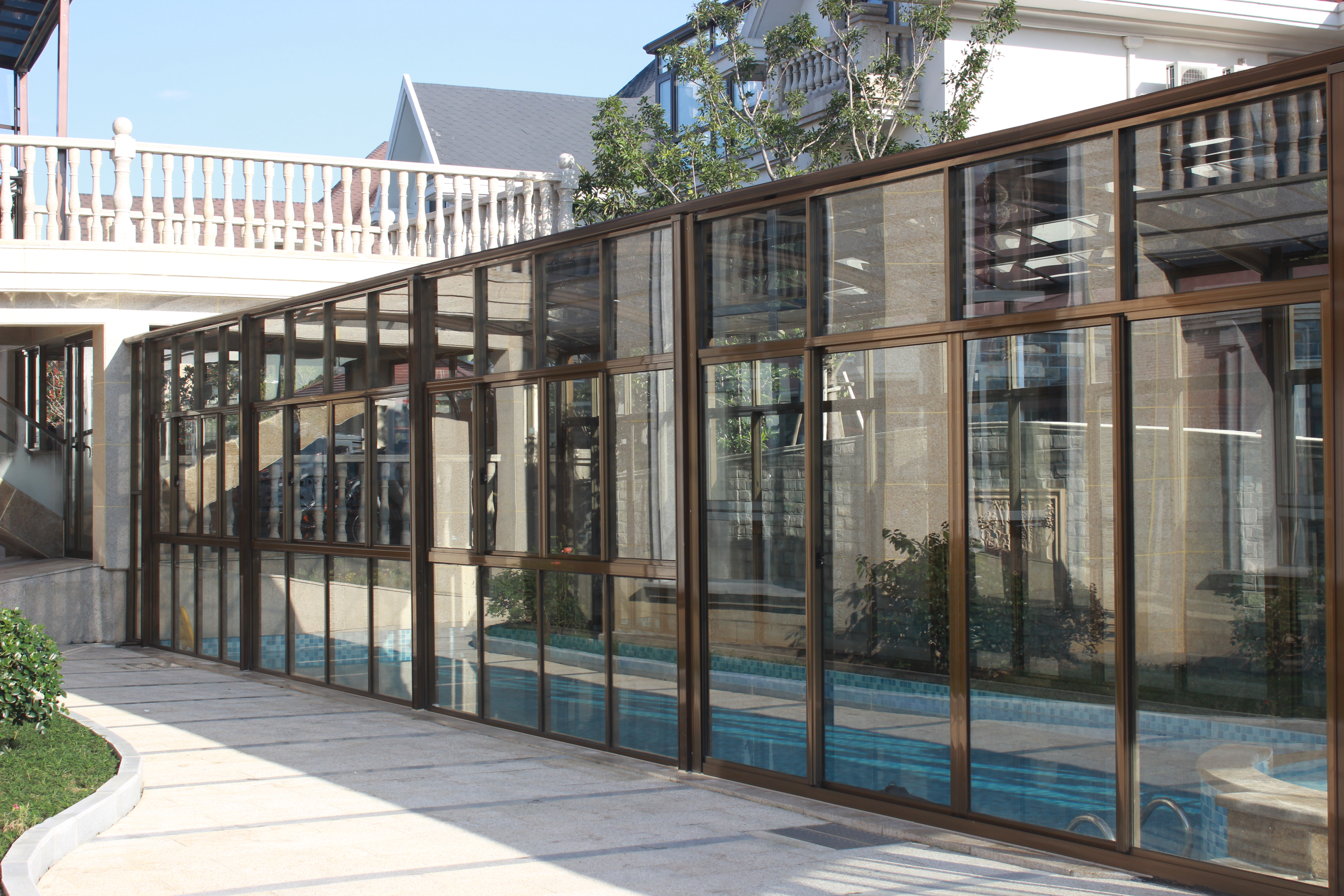 【效果圖】免費(fèi)測量設(shè)計(jì)（泳池棚）