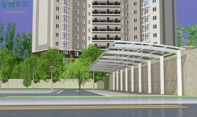 電動車充電車棚圖片？充電自行車陽光棚圖片大全？