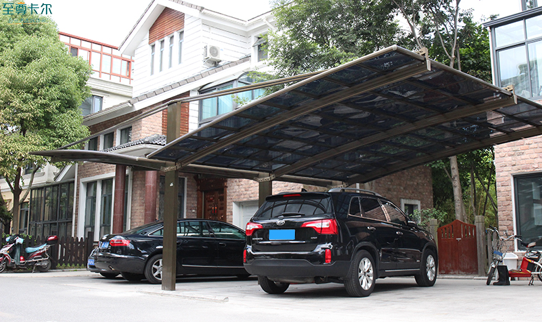 上海家用鋁合金汽車停車棚？院子車棚？