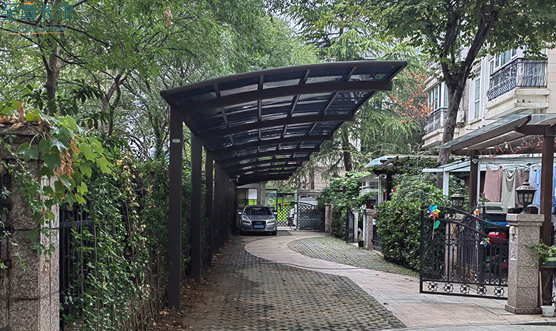 停車雨棚設(shè)計？戶外停車棚效果圖？