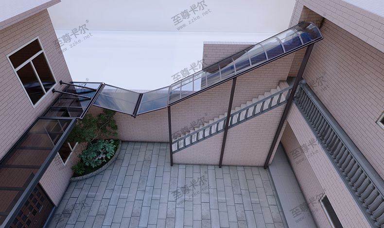 露天自動扶梯雨棚？雨棚制作廠家？